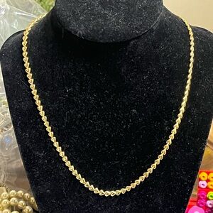 Merlite Vintage Hearts Chain Necklace